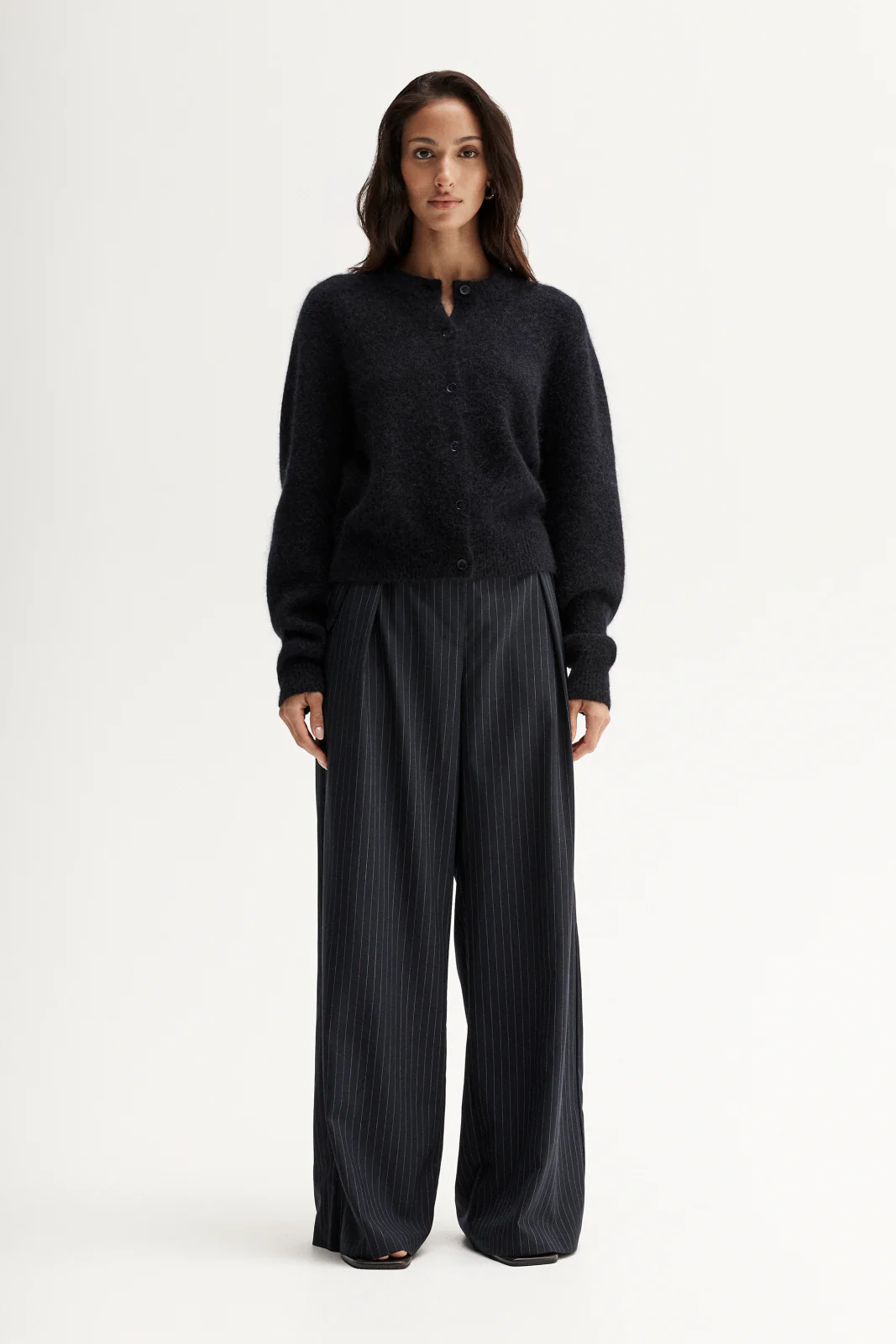 Abigail Knit Cardigan Midnight Navy - Image 4