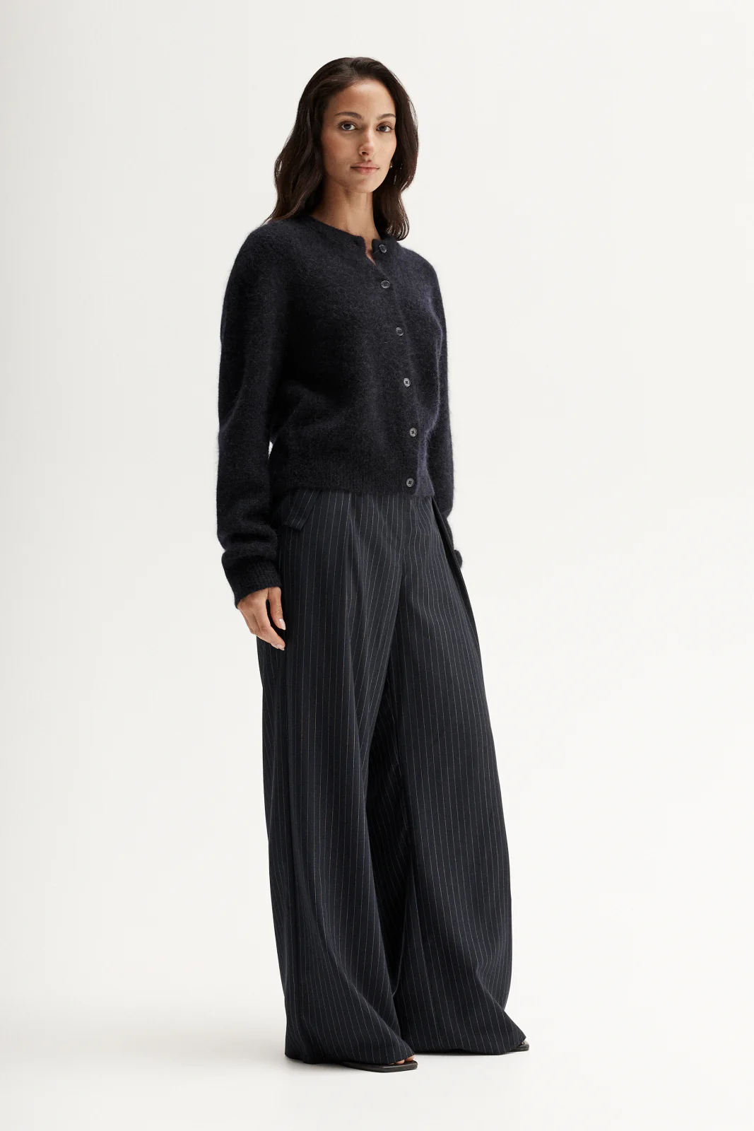 Abigail Knit Cardigan Midnight Navy - Image 5