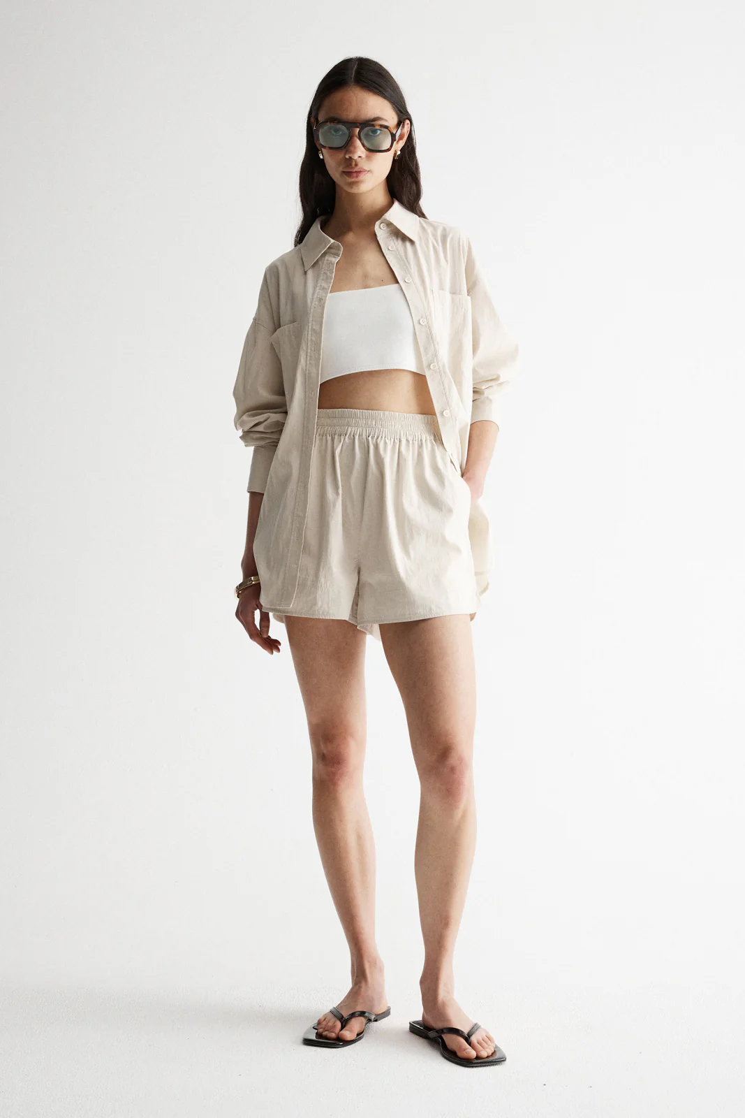 Delphie Shirt Sand - Image 2