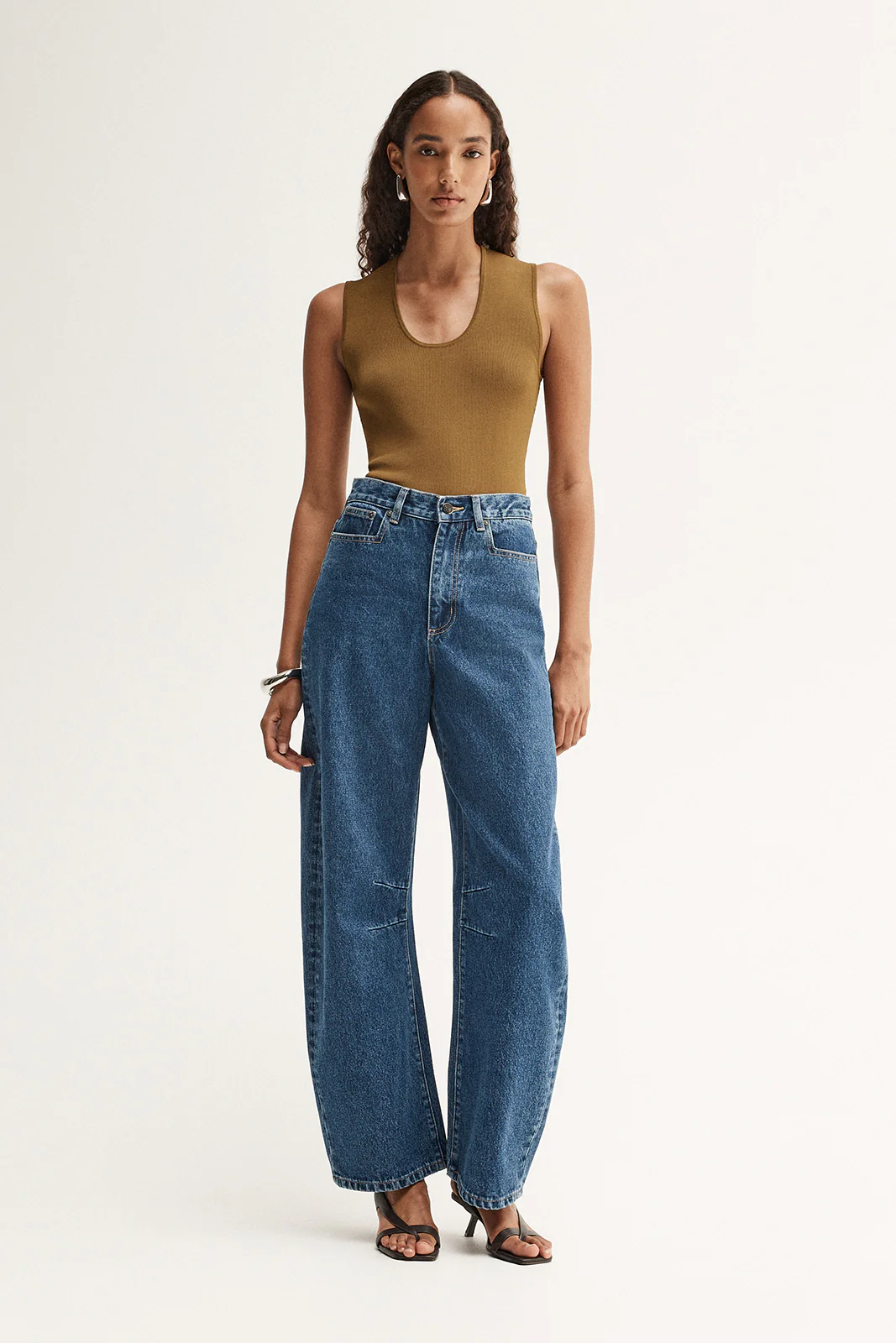 Hayes Knit Top Moss - Image 3