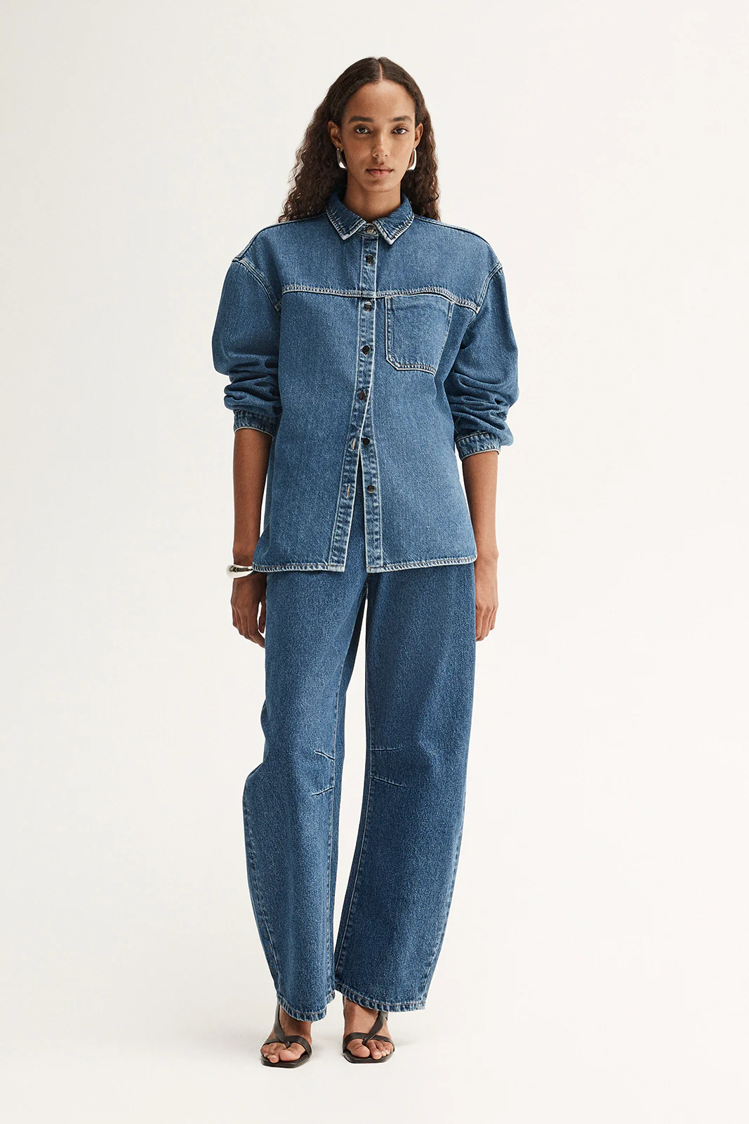 Kennedy Denim Shirt Dark Indigo - Image 3
