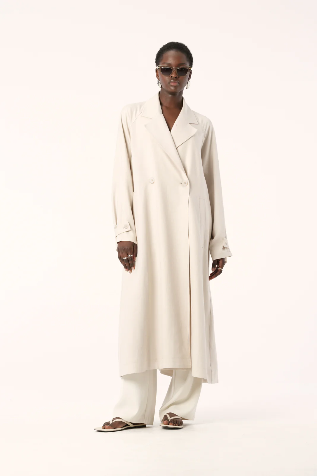Minato Trench Ecru - Image 4