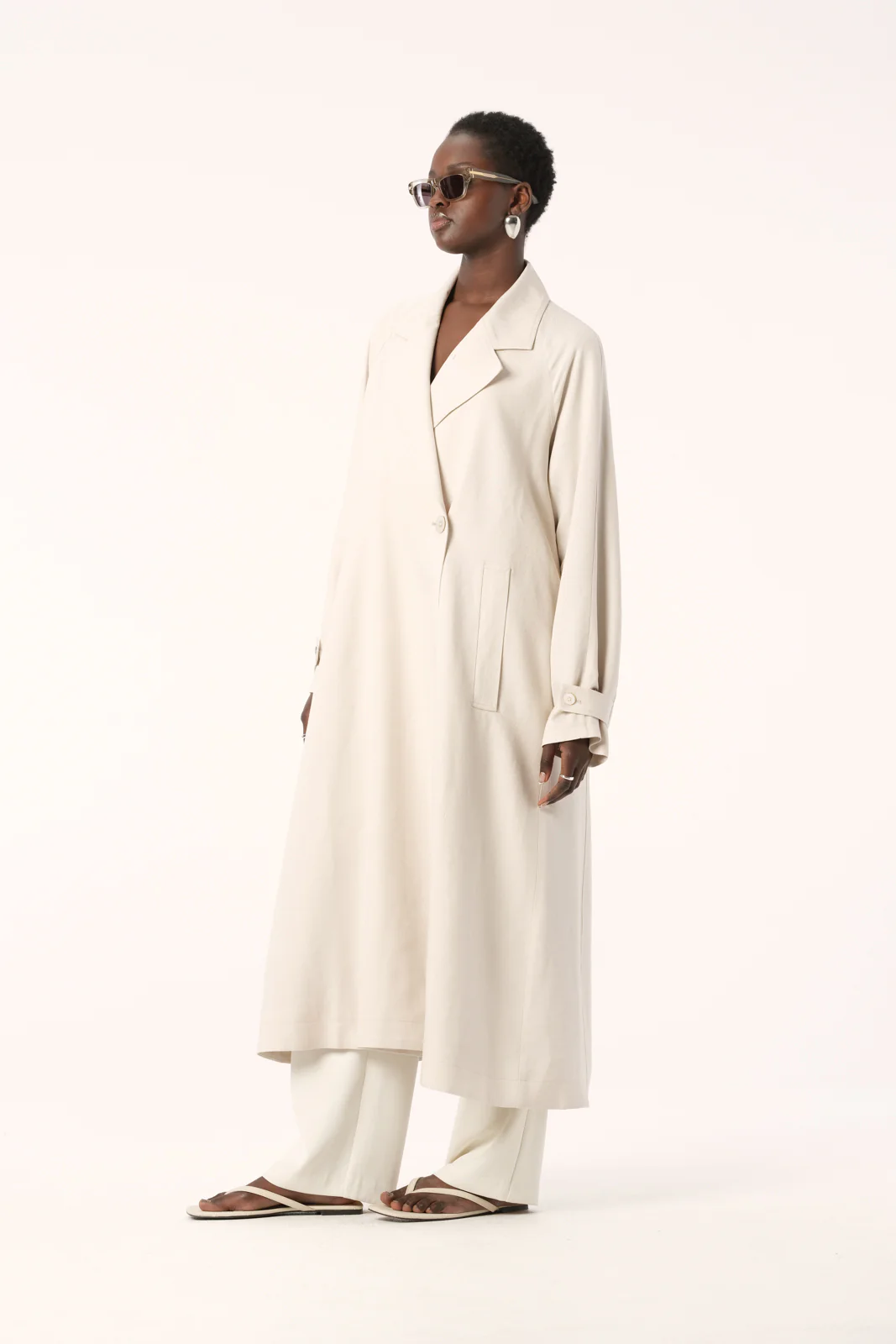 Minato Trench Ecru - Image 6