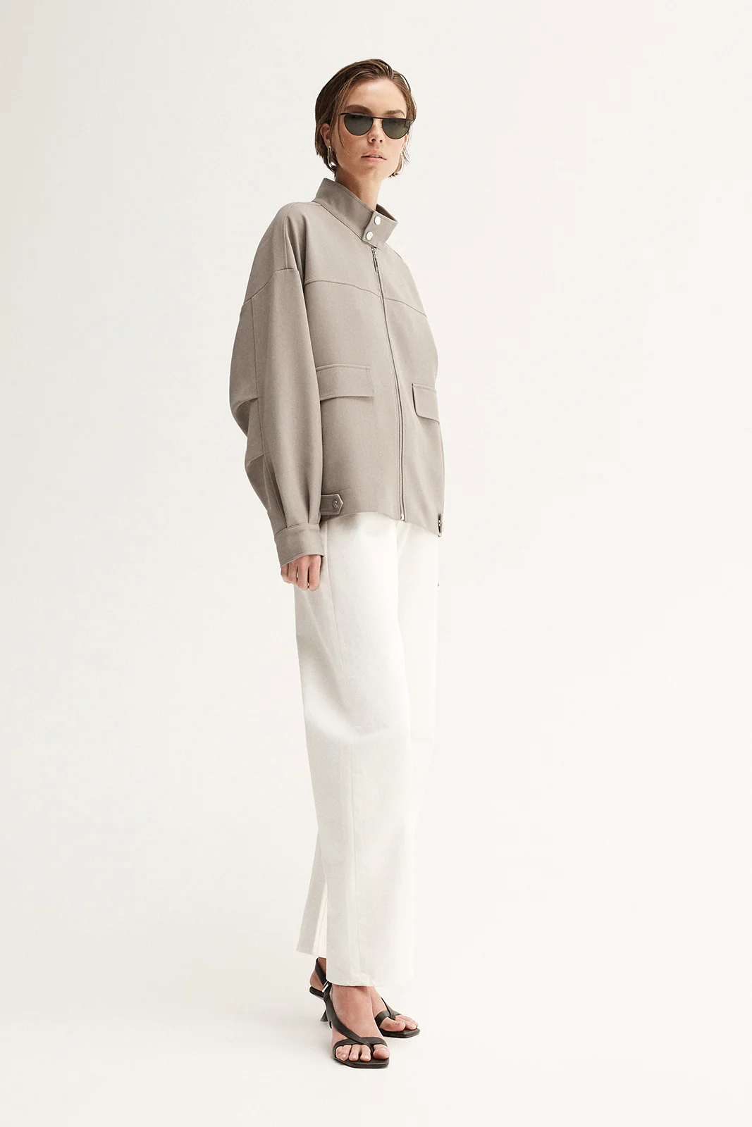 Noah Jacket Taupe - Image 5