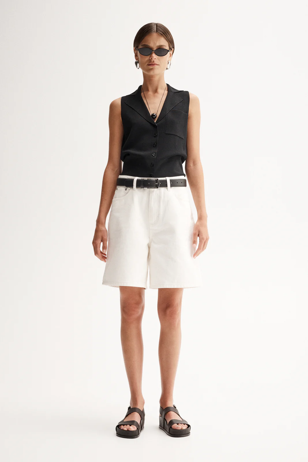 Sinclair Knit Vest Black