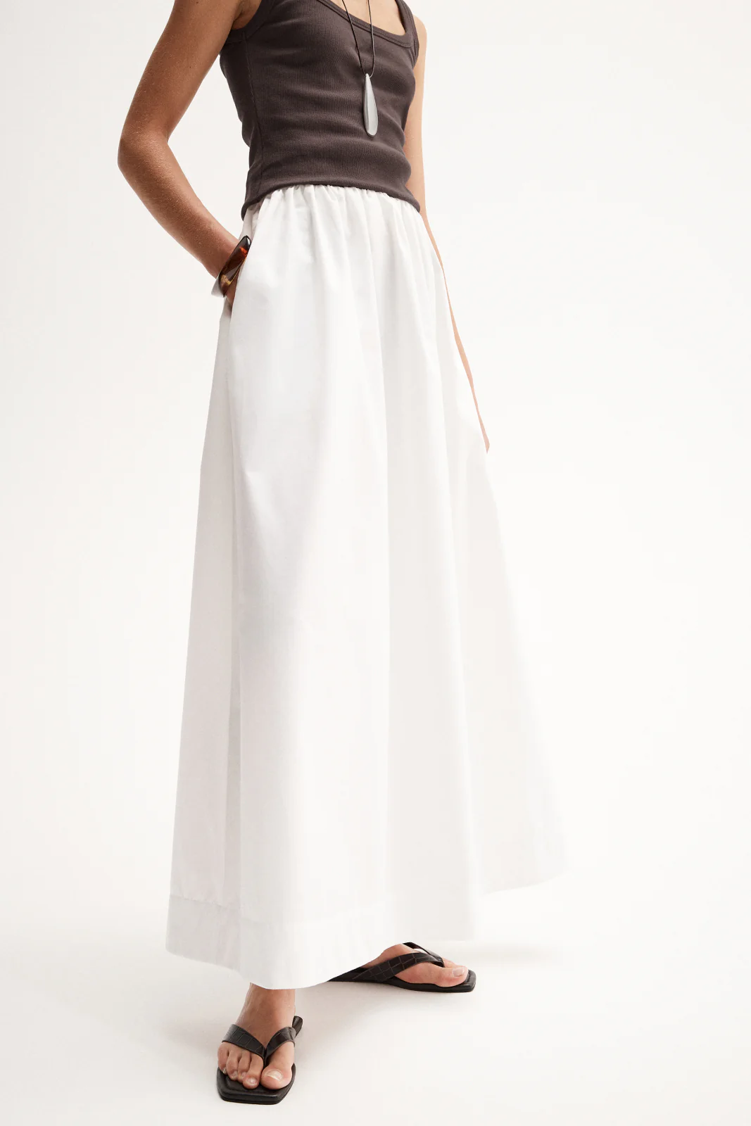 Sonia Maxi Skirt White - Image 2