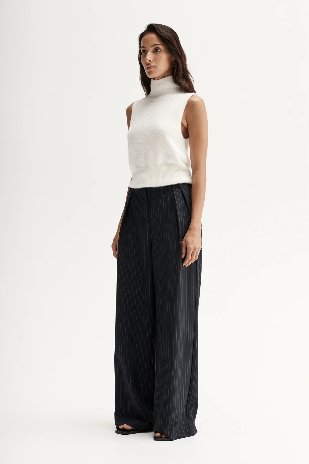 Tobias Pinstripe Pant Midnight Navy Pinstripe - Image 4