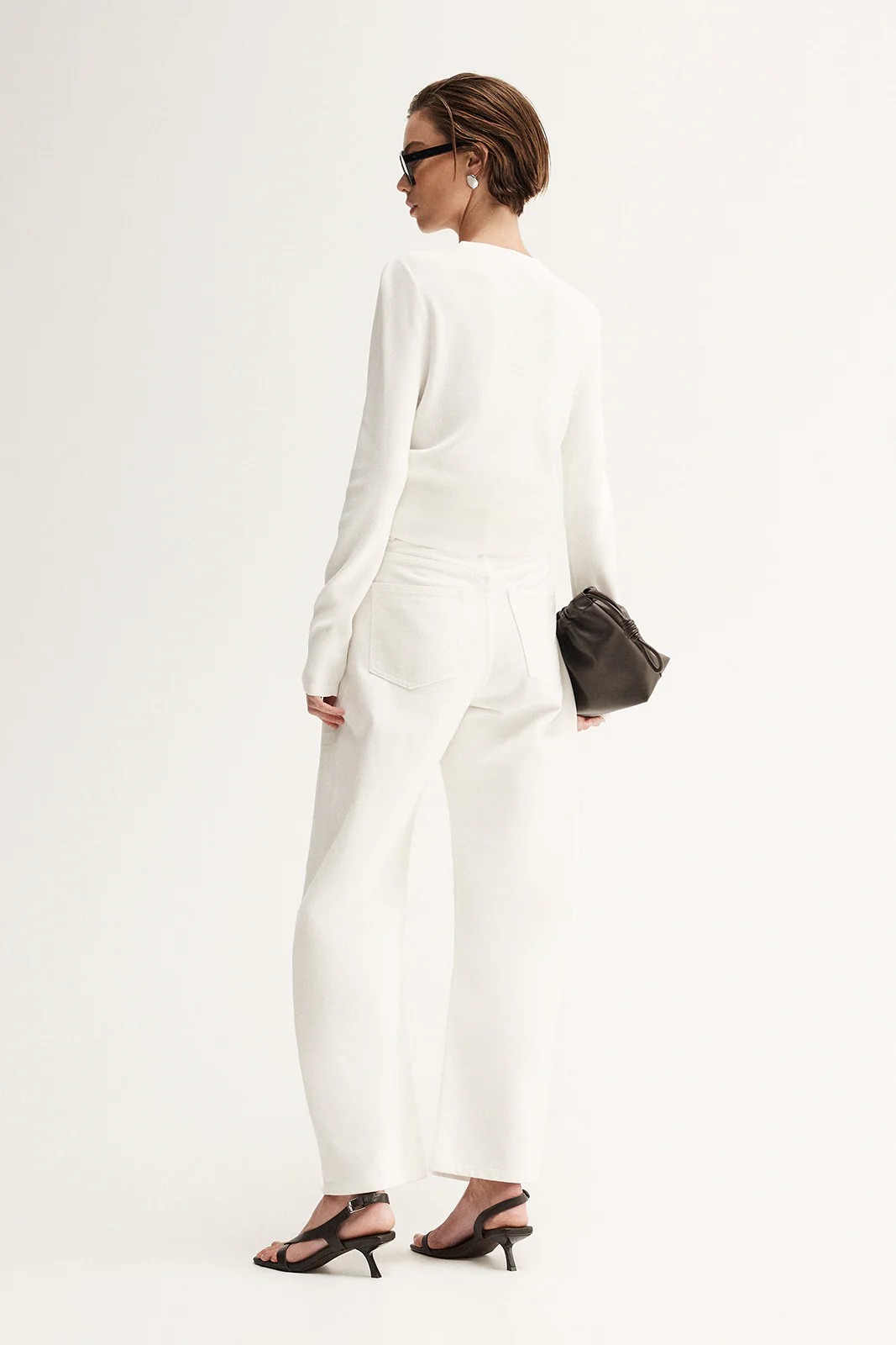 Victoria Knit Cardigan White - Image 7